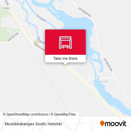 Mustikkakangas South map