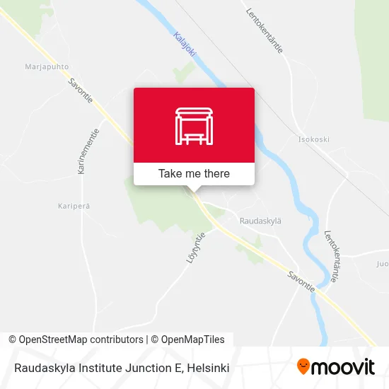 Raudaskyla Institute Junction E map