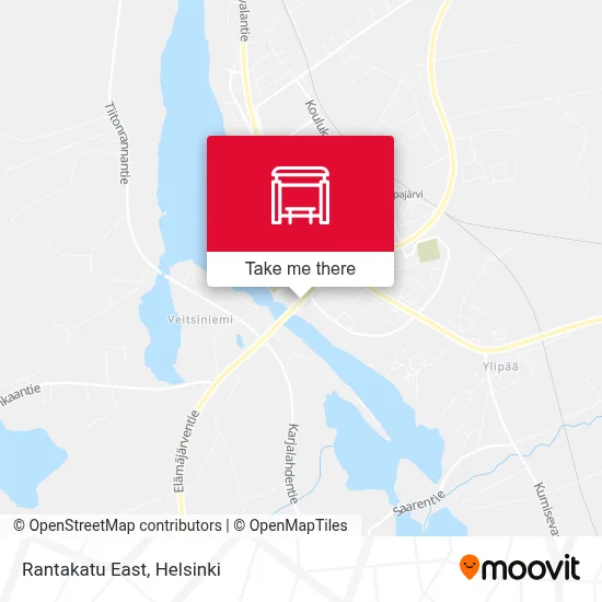 Rantakatu East map