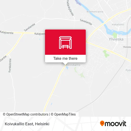 Koivukallio East map
