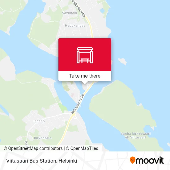 Viitasaari Bus Station map