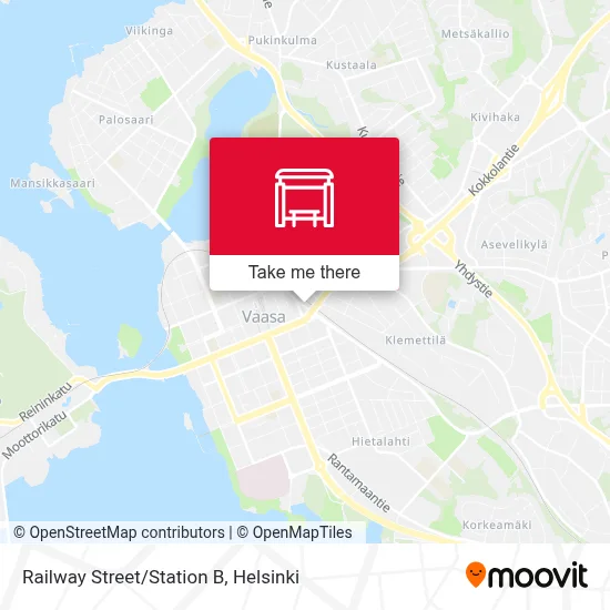Railway Street/Station B map
