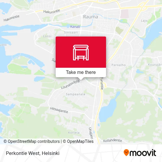 Perkontie West map