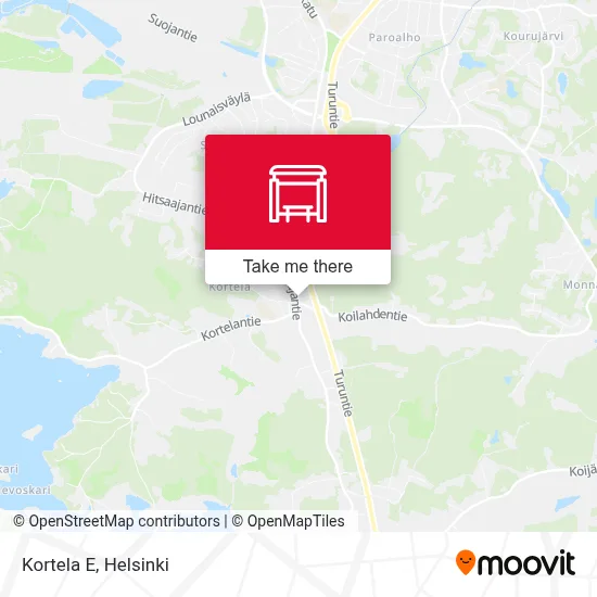 Kortela E map