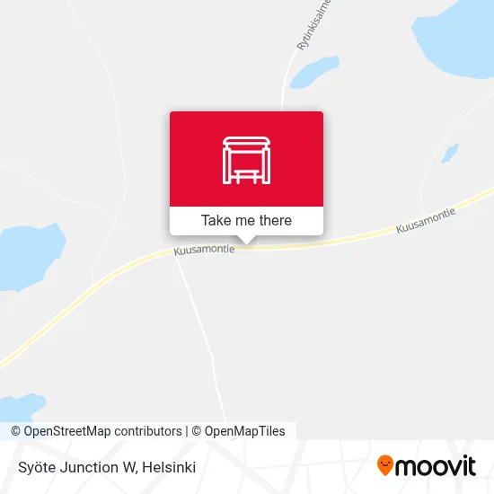 Syöte Junction W map