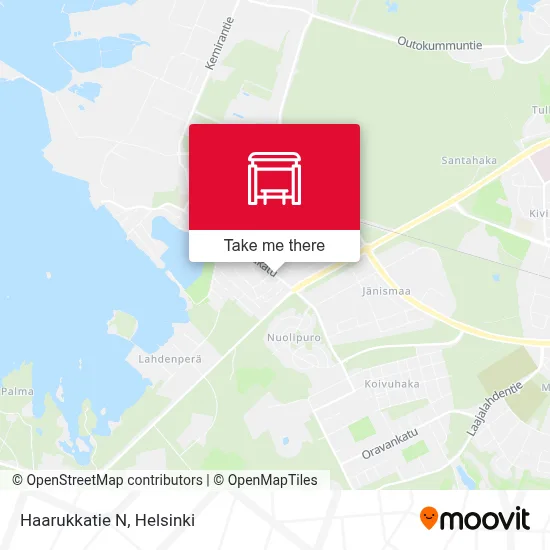 Haarukkatie N map