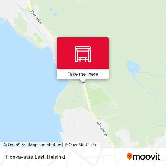Honkavaara East map