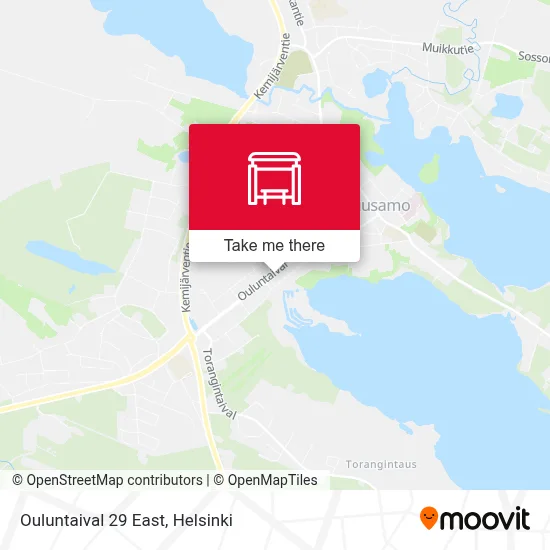 Ouluntaival 29 East map