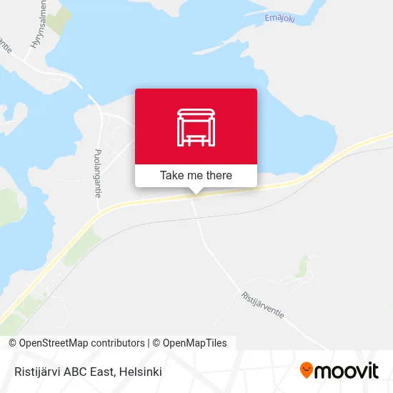 Ristijärvi ABC East map