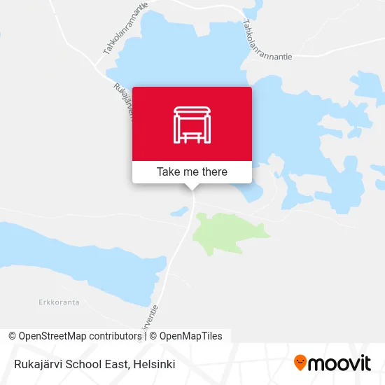 Rukajärvi School East map