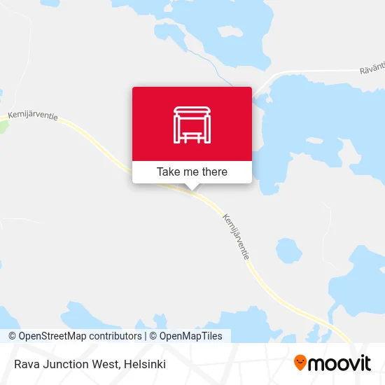 Rava Junction West map