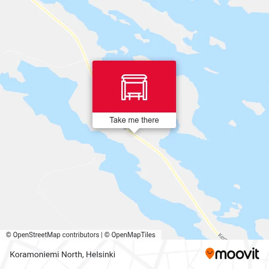 Koramoniemi North map