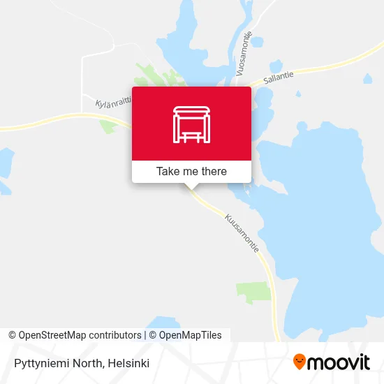 Pyttyniemi North map