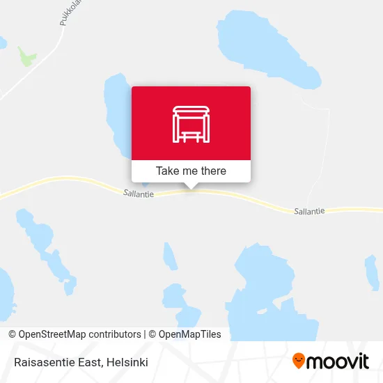 Raisasentie East map