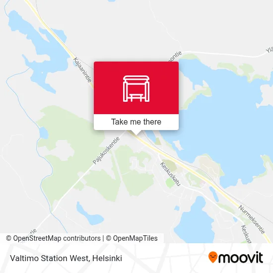 Valtimo Station West map