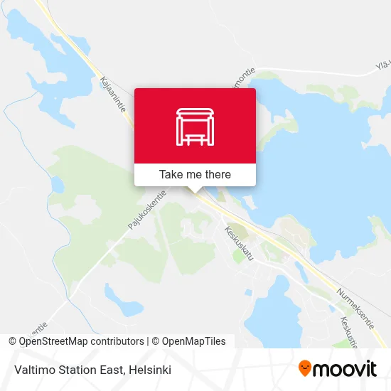 Valtimo Station East map