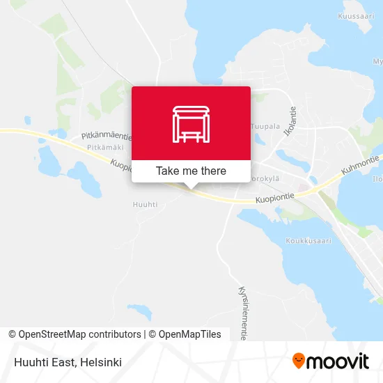 Huuhti East map