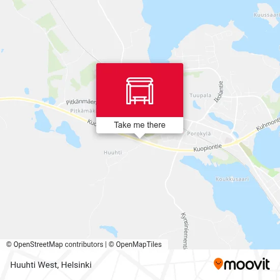 Huuhti West map
