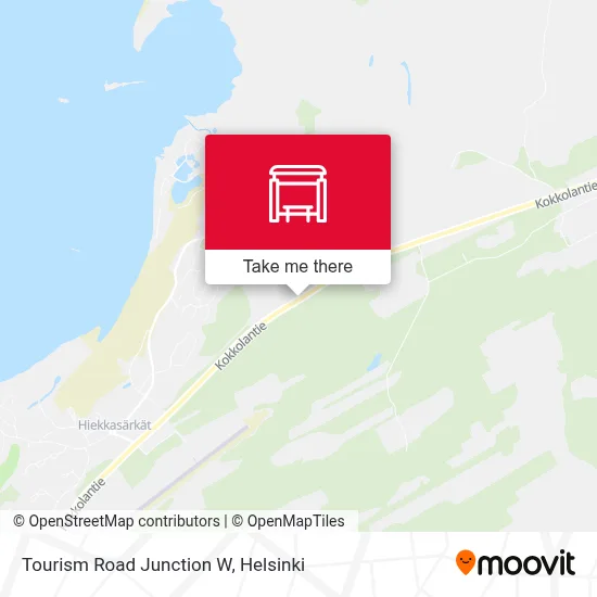 Tourism Road Junction W map