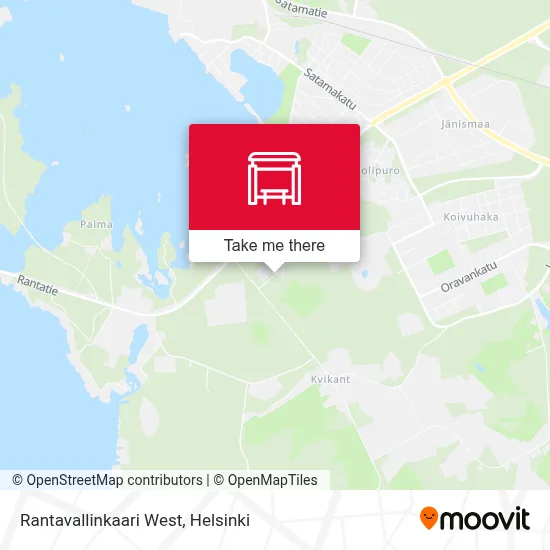 Rantavallinkaari West map