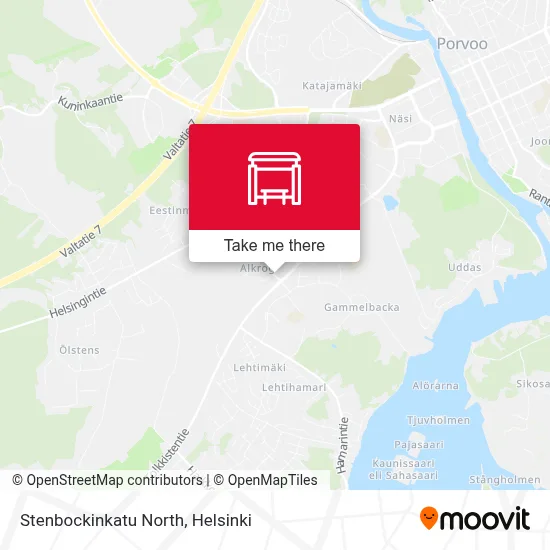 Stenbockinkatu North map