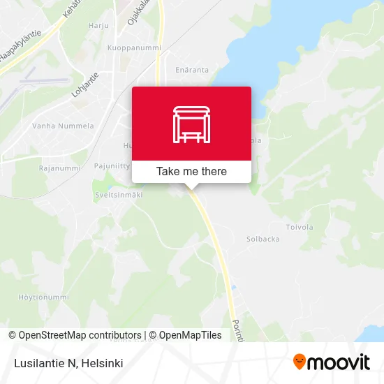 Lusilantie N map