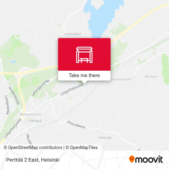 Perttilä 2 East map