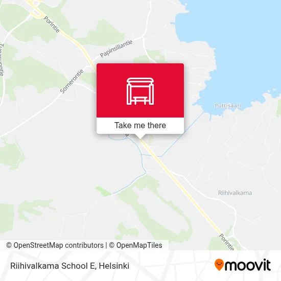 Riihivalkama School E map