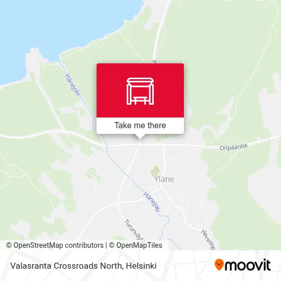 Valasranta Crossroads North map