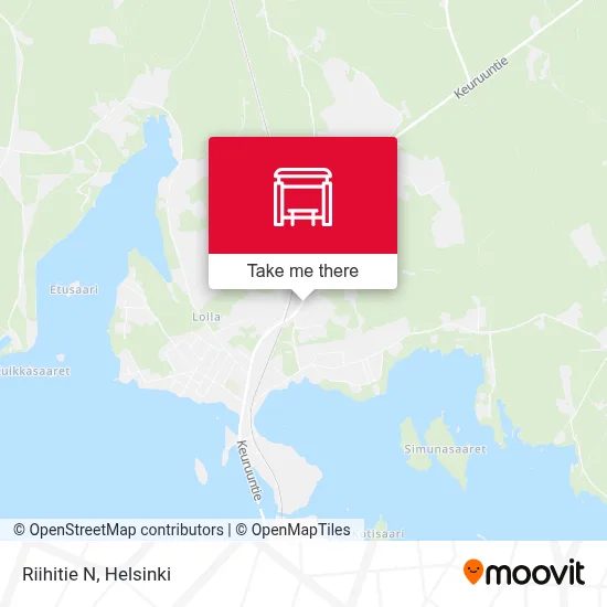 Riihitie N map