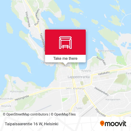Taipalsaarentie 16 W map