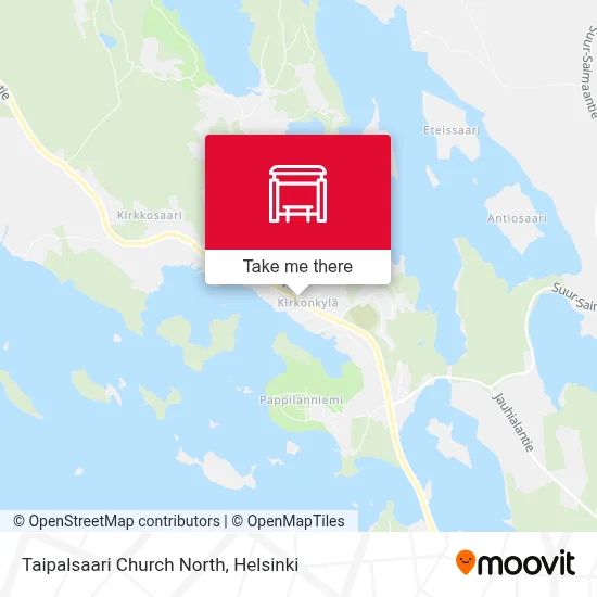 Taipalsaari Church North map
