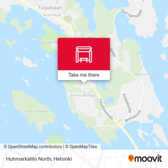 Huhmarkallio North map