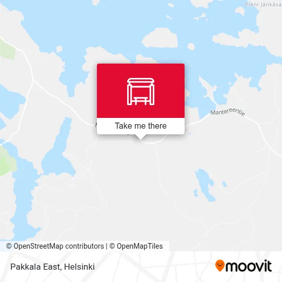 Pakkala East map