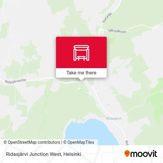 Ridasjärvi Junction West map