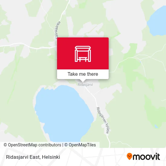 Ridasjarvi East map
