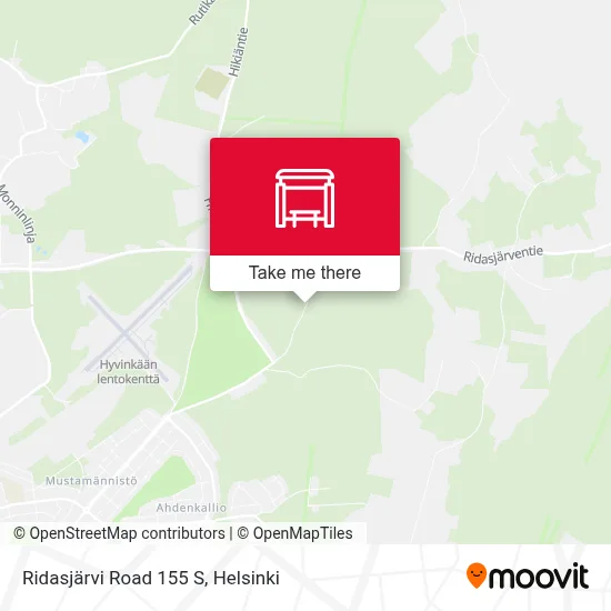 Ridasjärvi Road 155 S map