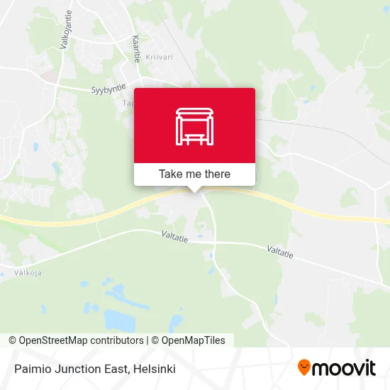 Paimio Junction East map
