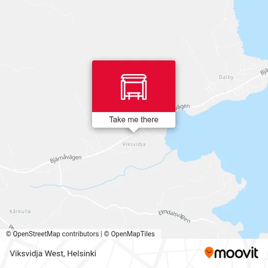 Viksvidja West map