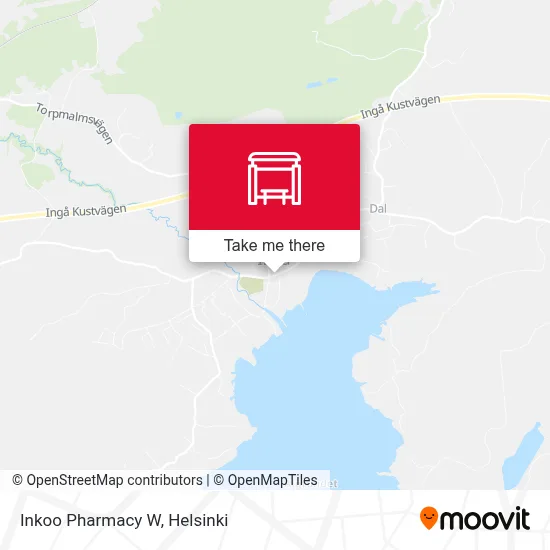 Inkoo Pharmacy W map