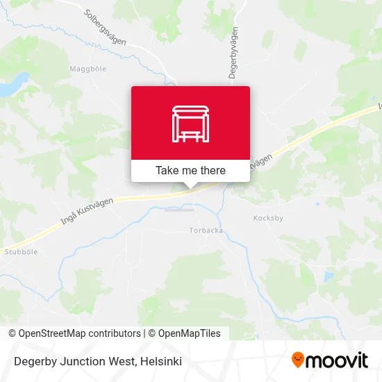 Degerby Junction West map