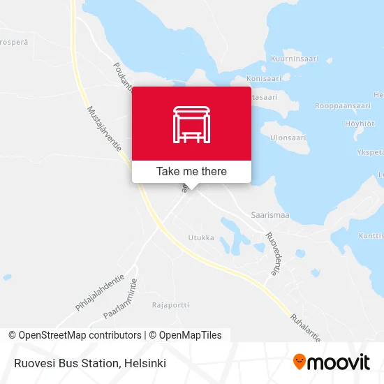 Ruovesi Bus Station map