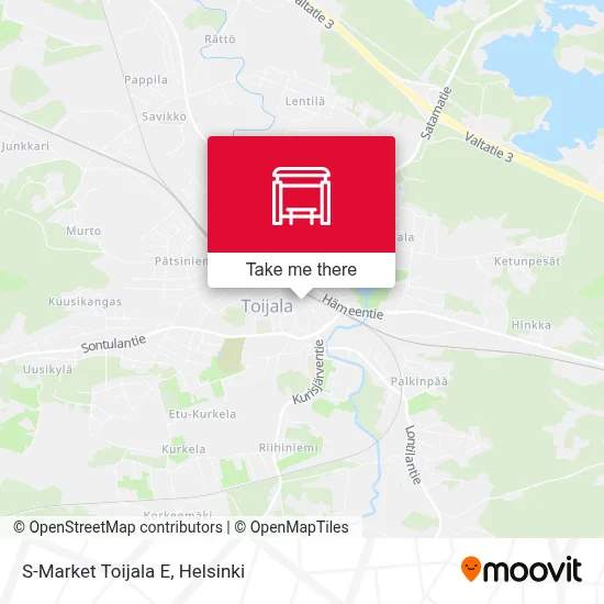 S-Market Toijala E map