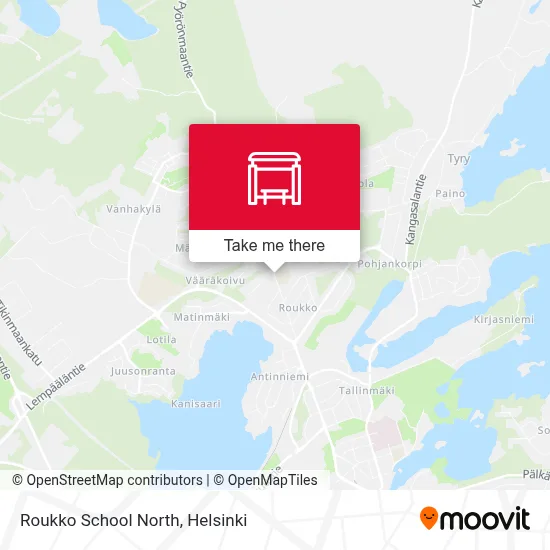 Roukko School North map