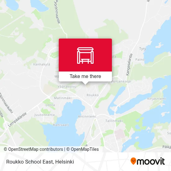 Roukko School East map