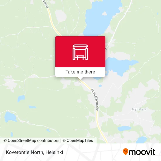 Koverontie North map