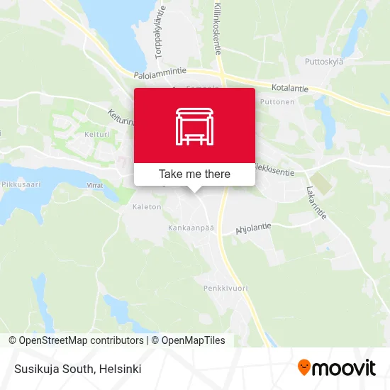 Susikuja South map