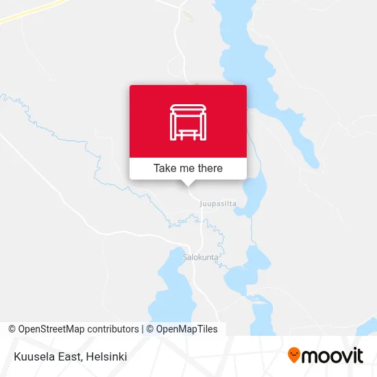 Kuusela East map