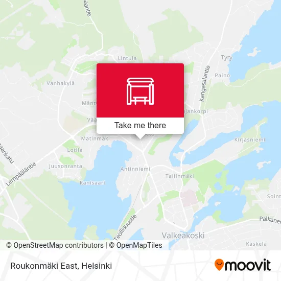 Roukonmäki East map