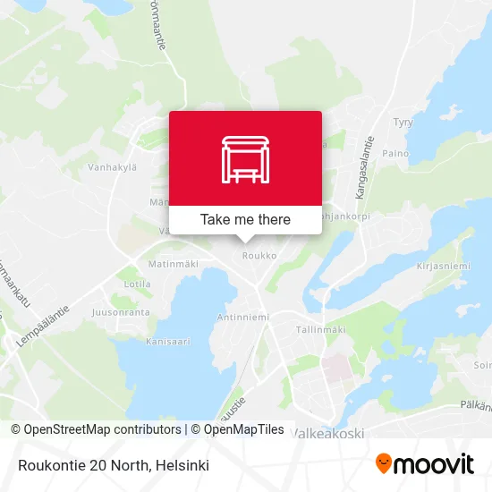 Roukontie 20 North map